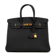 Hermès Birkin 35 Black Togo Gold Hardware
