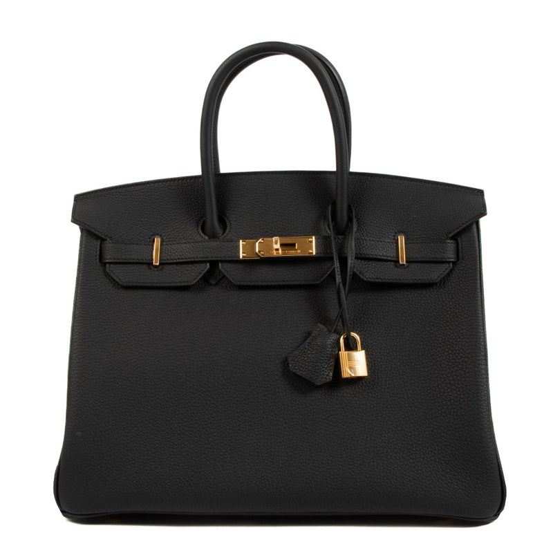 Hermès Birkin 35 Black Togo Gold Hardware