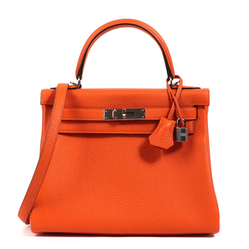 achetez seconde main neuf Hermès Kelly 28 Feu Clemence chez LABELLOV