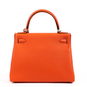 achetez seconde main neuf Hermès Kelly 28 Feu Clemence chez LABELLOV