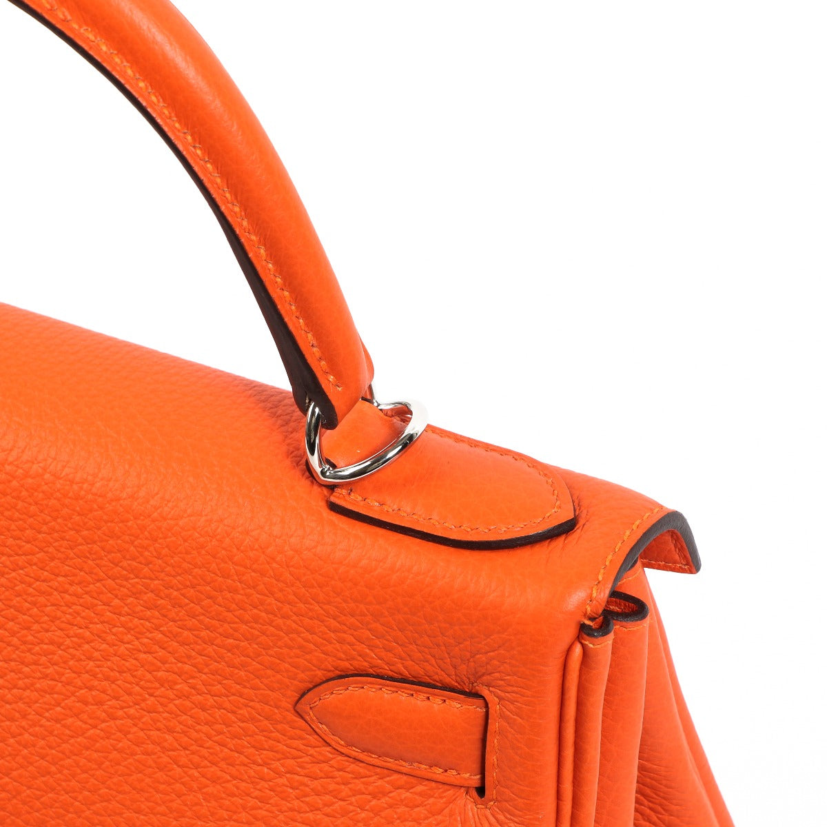 Hermès Kelly 28 Feu Taurillon Clemence