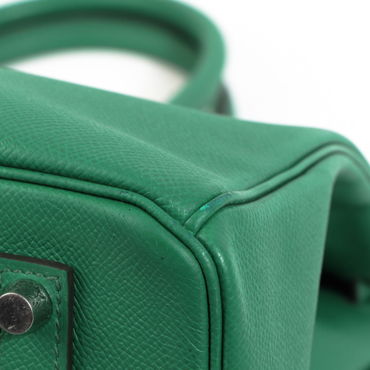 Authentic pre-owned HERMES BIRKIN GREEN BAMBOO second hand vintage luxury designer Labellov