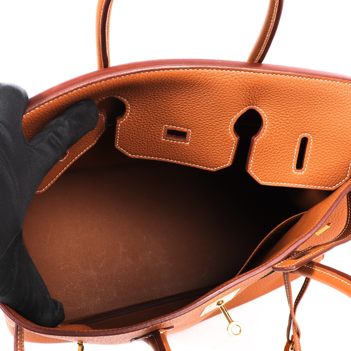 authentic second hand designer luxury handbag hermes birkin 35 special order horseshoe HSS at labellov.com