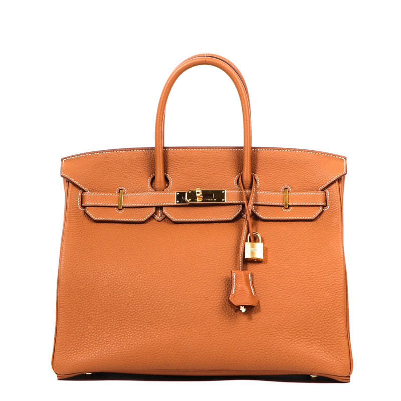 Hermès HSS Birkin 35 Gold Togo GHW