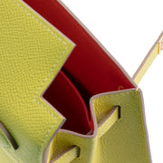 Hermes kelly 25 yellow epsom