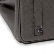 Hermès 2022 Birkin 30 Gris Etain Togo Palladium Hardware