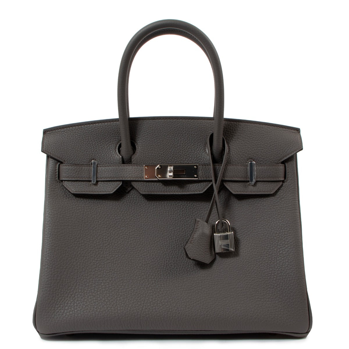Hermès 2022 Birkin 30 Gris Etain Togo Palladium Hardware