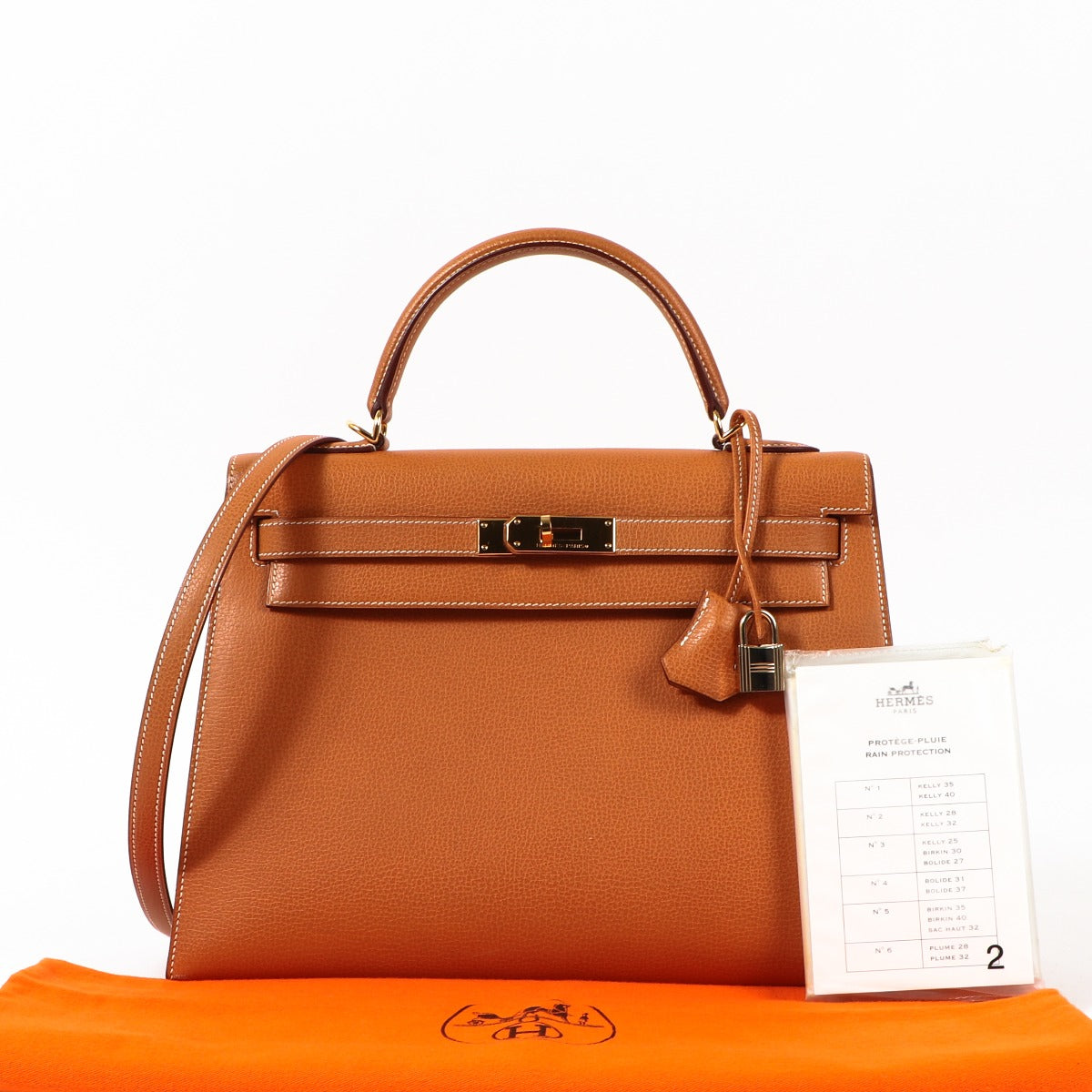 Authentic second hand HERMES KELLY 32 VACHE LIEGEE by labellov
