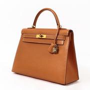 Authentic second hand HERMES KELLY 32 VACHE LIEGEE by labellov