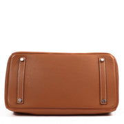 achetez seconde main luxe Hermès Birkin 35 Gold Taurillon Clemence Palladium Hardware chez labellov