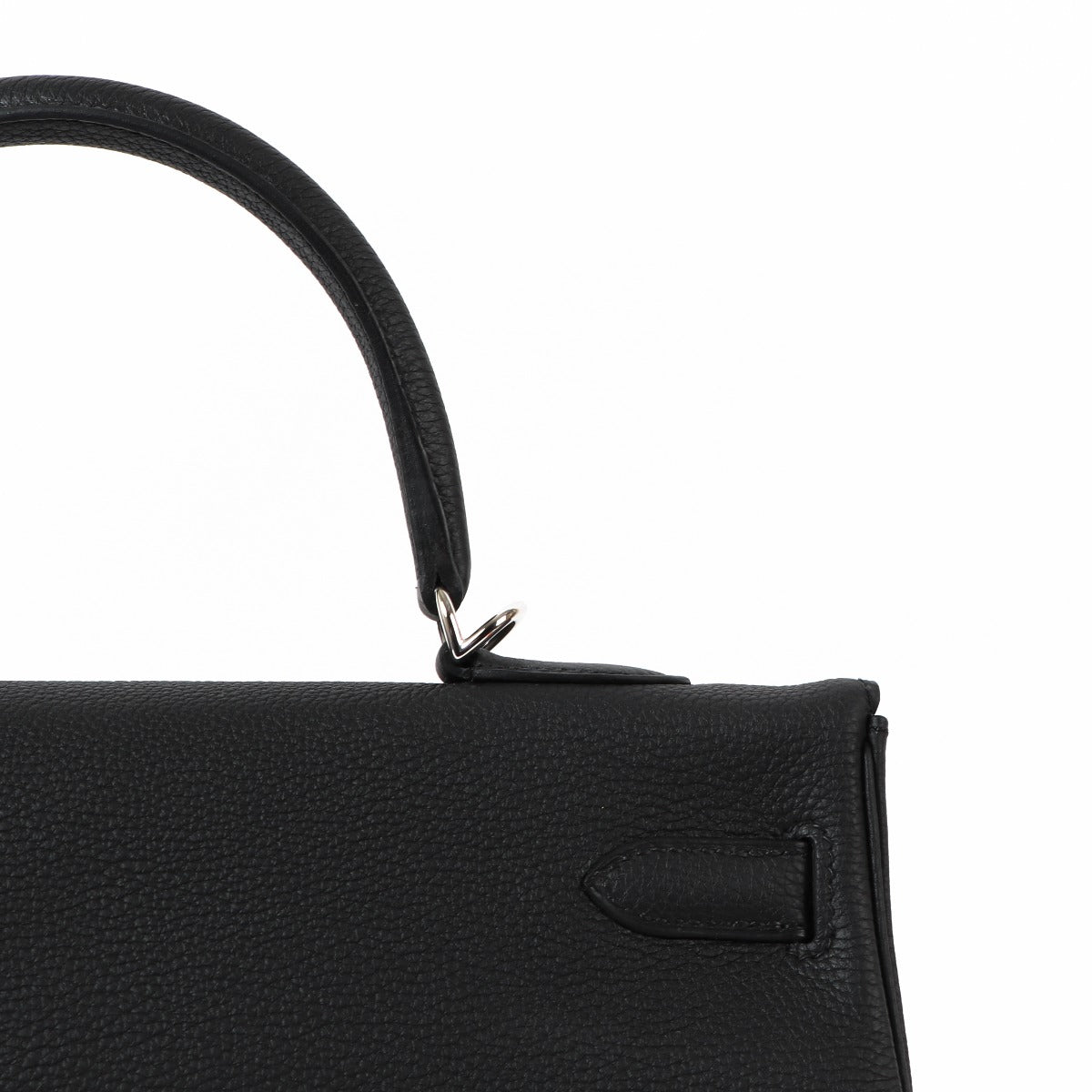 authentic second hand HERMES KELLY 35 TOGO BLACK by Labellov.com