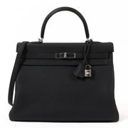 authentic second hand HERMES KELLY 35 TOGO BLACK by Labellov.com