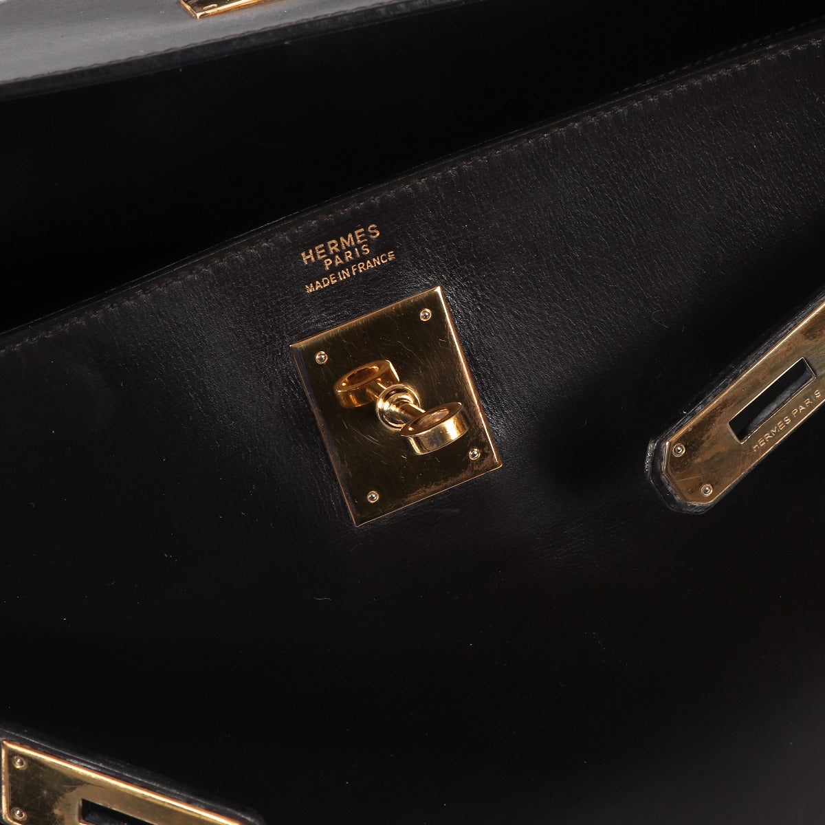 Shop authentic vintage hermes kelly logo stamp detail