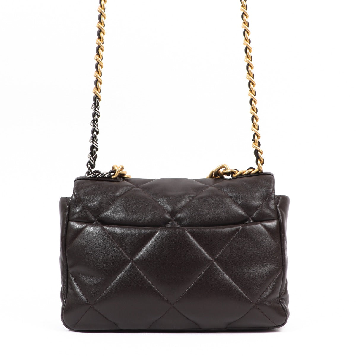 Chanel Brown Lambskin 19 Large Bag