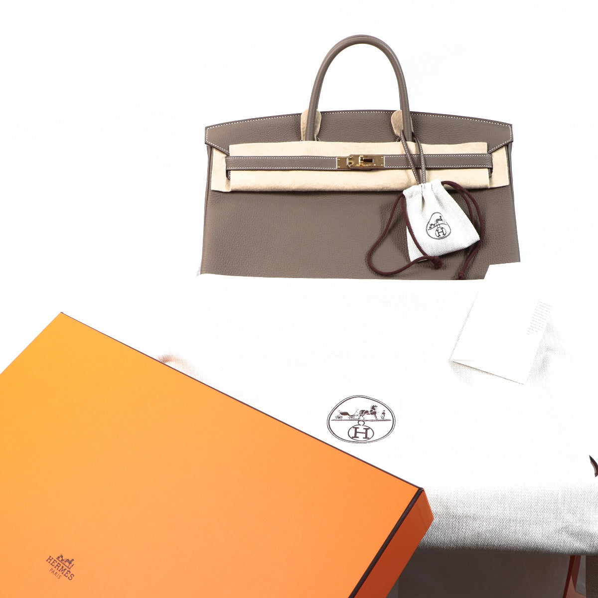 Hermès Birkin 40 Etoupe Togo Gold Hardware