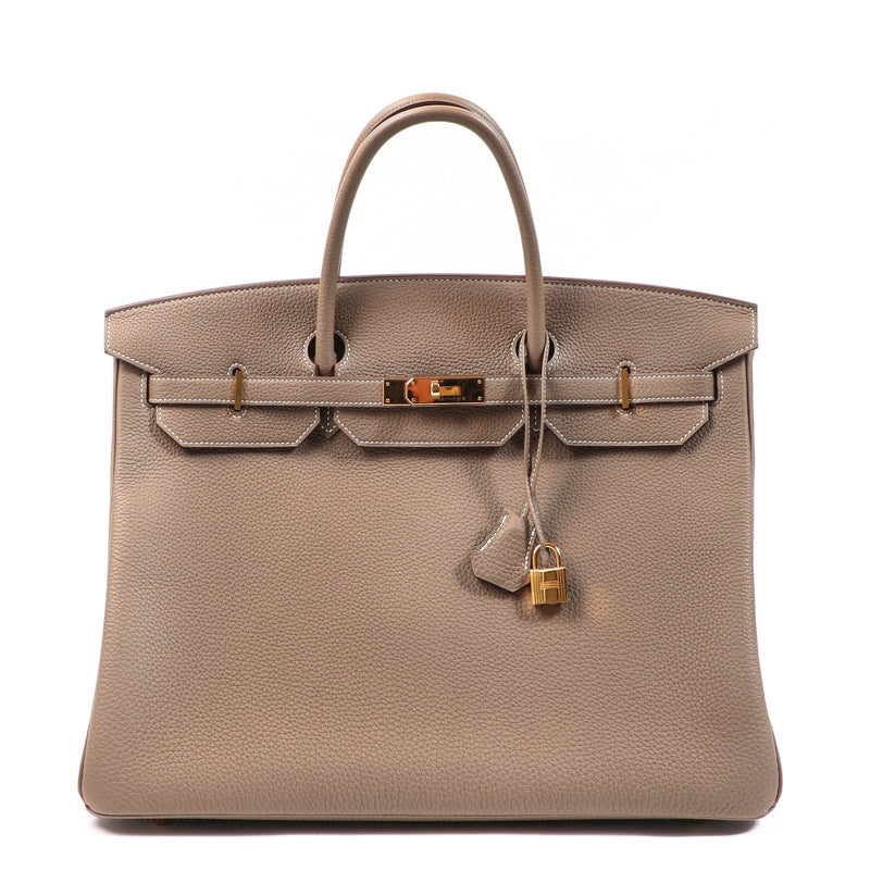 Hermès Birkin 40 Etoupe Togo Gold Hardware