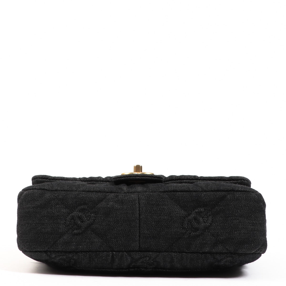 Chanel Funky Town CC Embossed Denim Classic Flap Bag