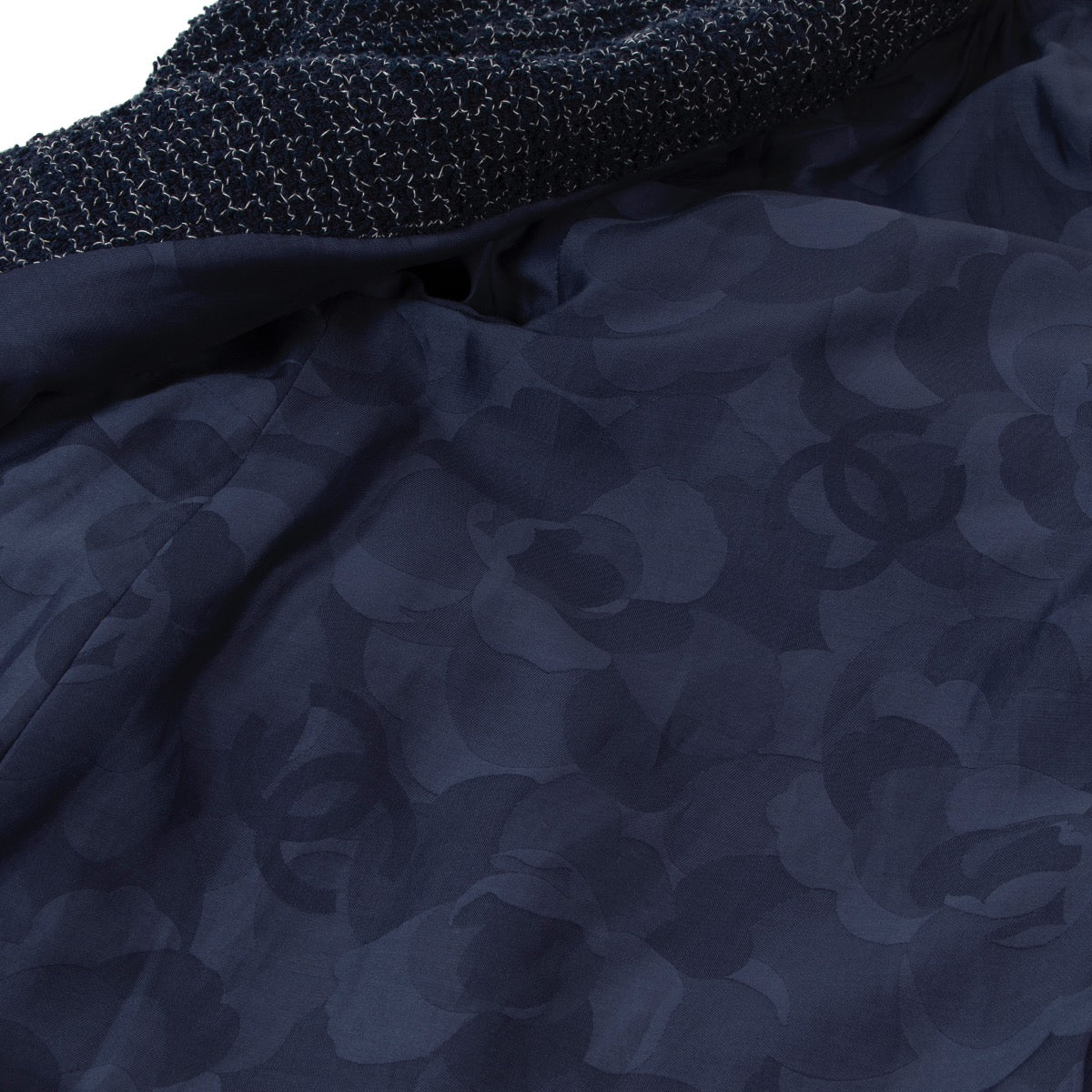 Chanel interlocking CC logo pattern lining