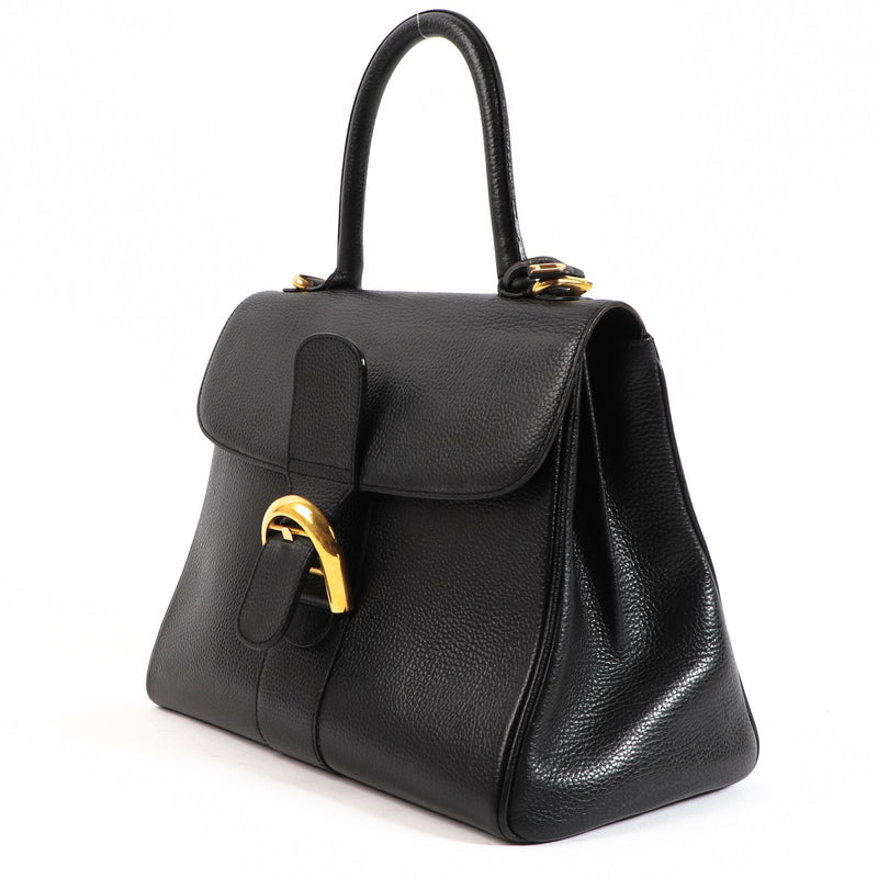 Delvaux Brillant MM Black Handbag