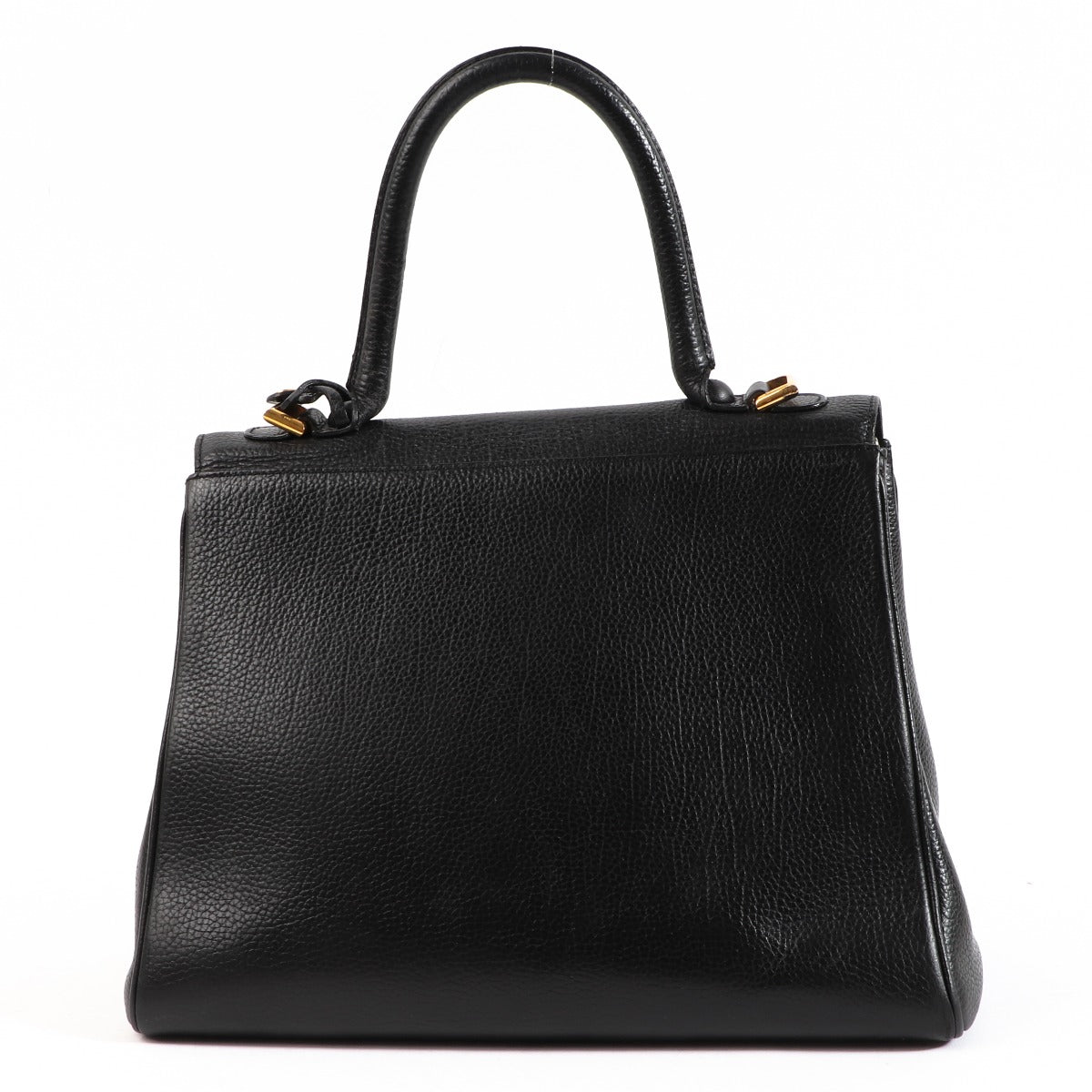 Delvaux Brillant MM Black Handbag