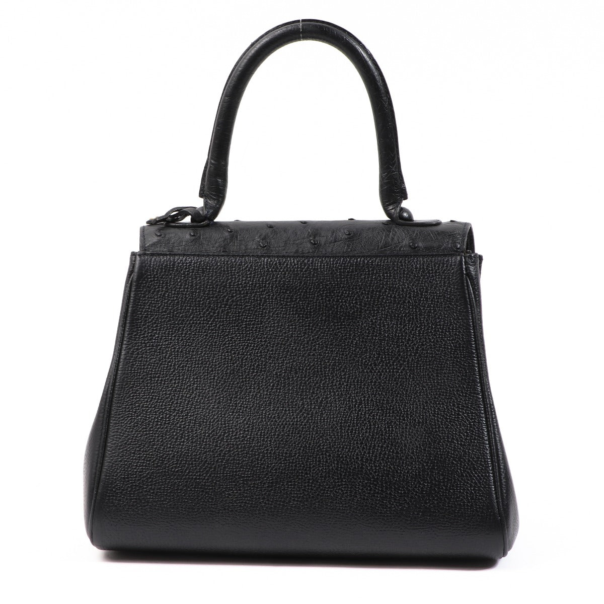 Delvaux Brillant PM Blauw Struisvogel/Jumping