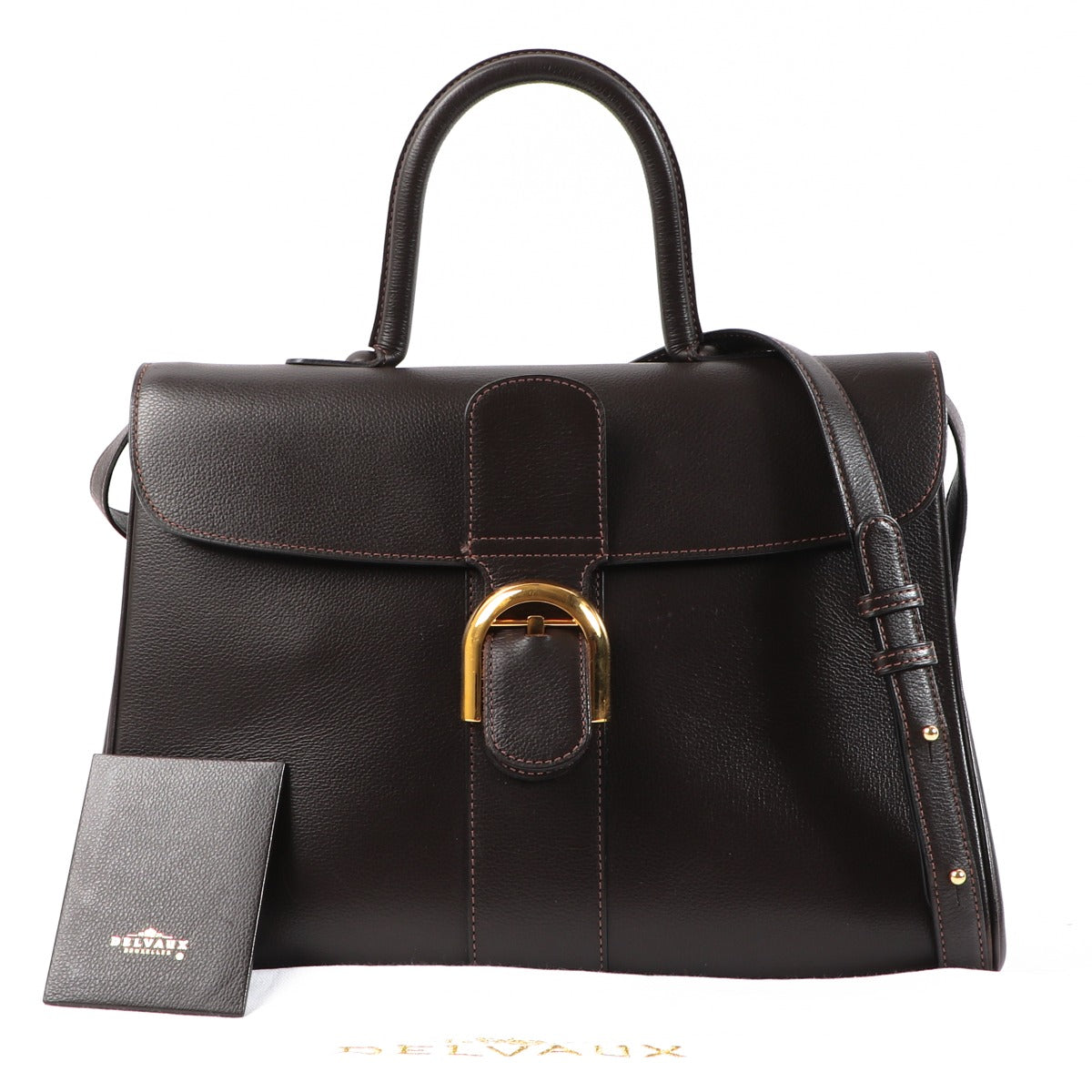 Delvaux Brillant Vintage GM Café Jumping