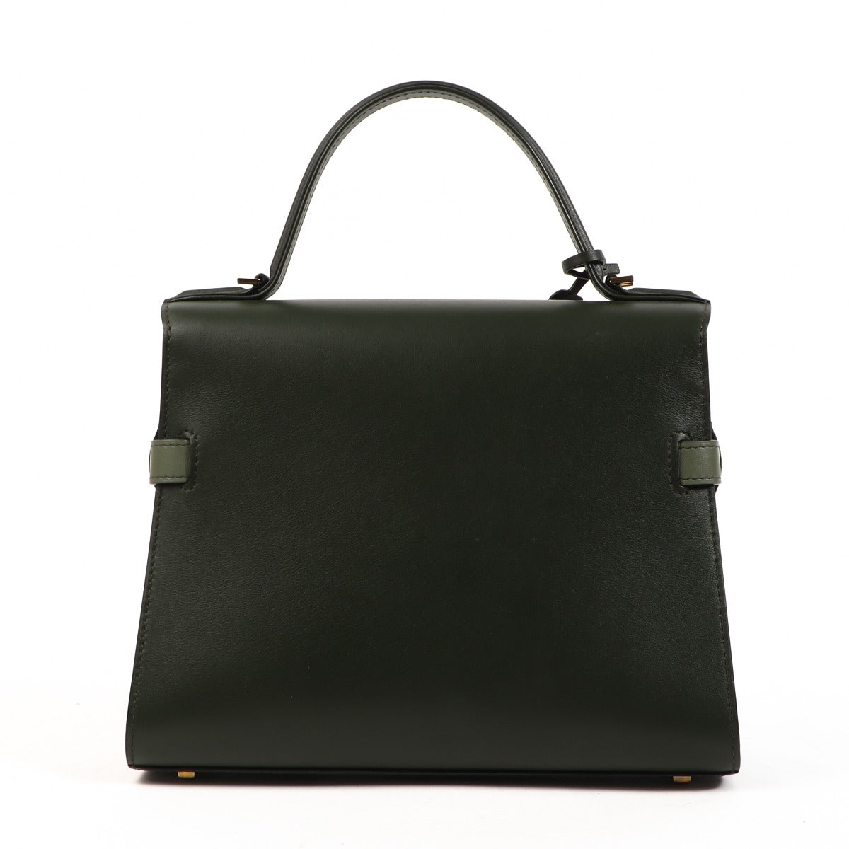 Delvaux Tempête MM Khaki Supple Calf & Calf Velours