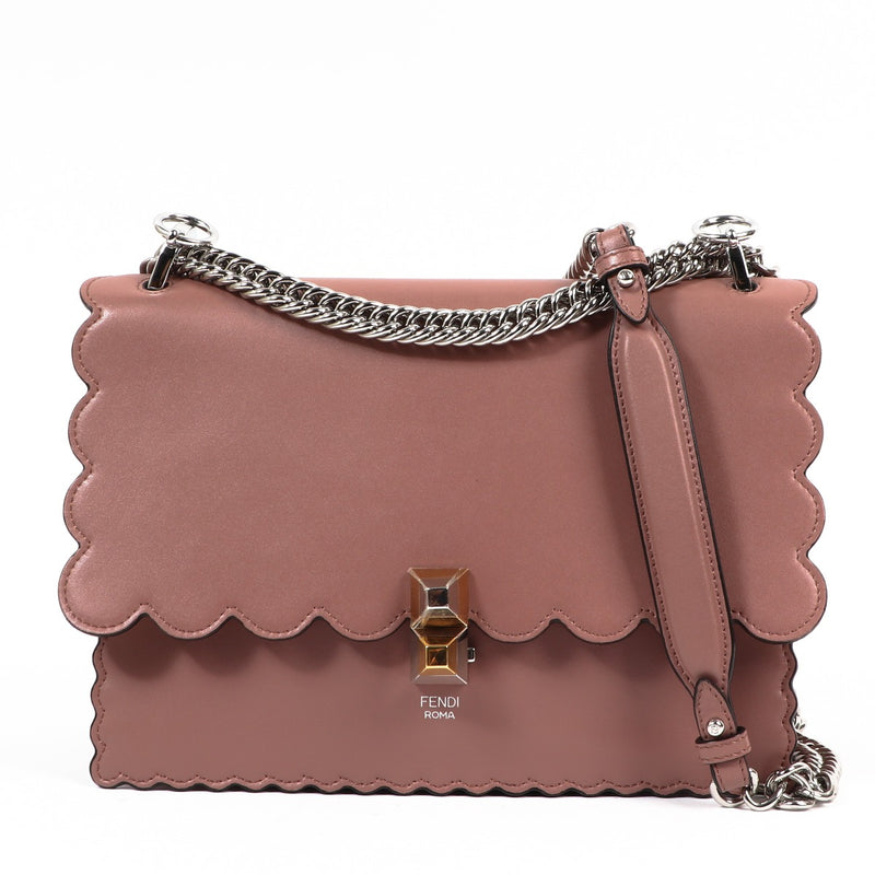 Fendi Kan I English Rose Scalloped Studded Bag