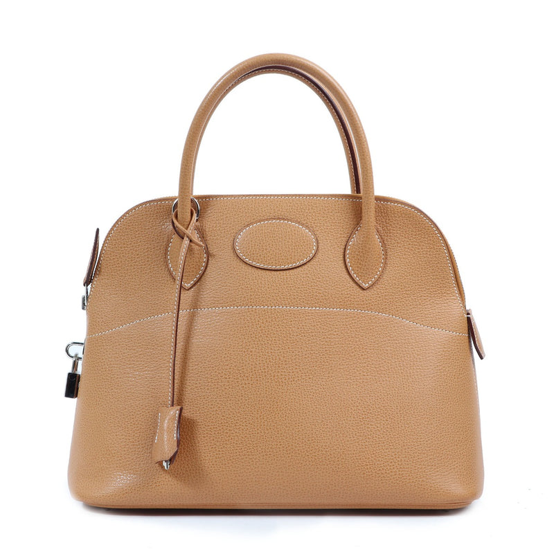 Hermès Bolide 31 Natural Vache Liegee Palladium Hardware
