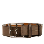 Hermès Taupe Etriviere 32 Leather Belt - size 85