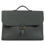 Hermès Sac à Dépêches 2-41 Verso Bleu Orage Clemence