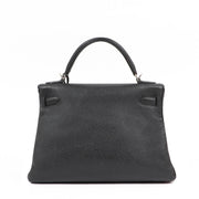 Hermès Kelly 32 Black Togo Palladium Hardware, hermes kelly, hermes kelly knokke, hermes kelly antwerpen, hermes kelly bruxelles, hermes kelly second hand