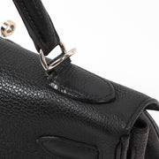 Hermès Kelly 32 Black Togo Palladium Hardware, hermes kelly, hermes kelly knokke, hermes kelly antwerpen, hermes kelly bruxelles, hermes kelly second hand