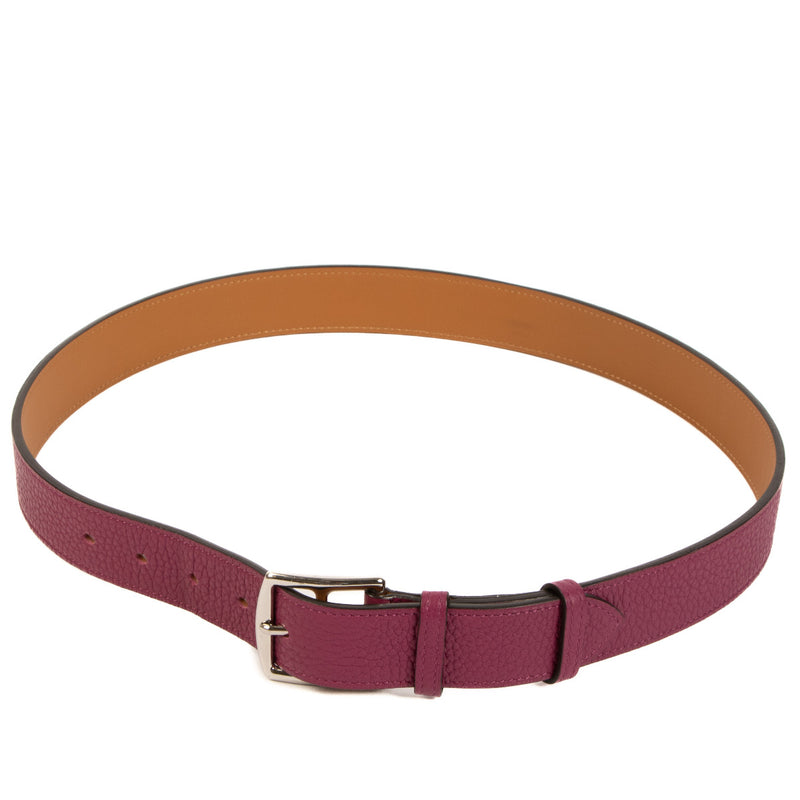Hermès Paarse Leren Etriviere 32 Riem - maat 85