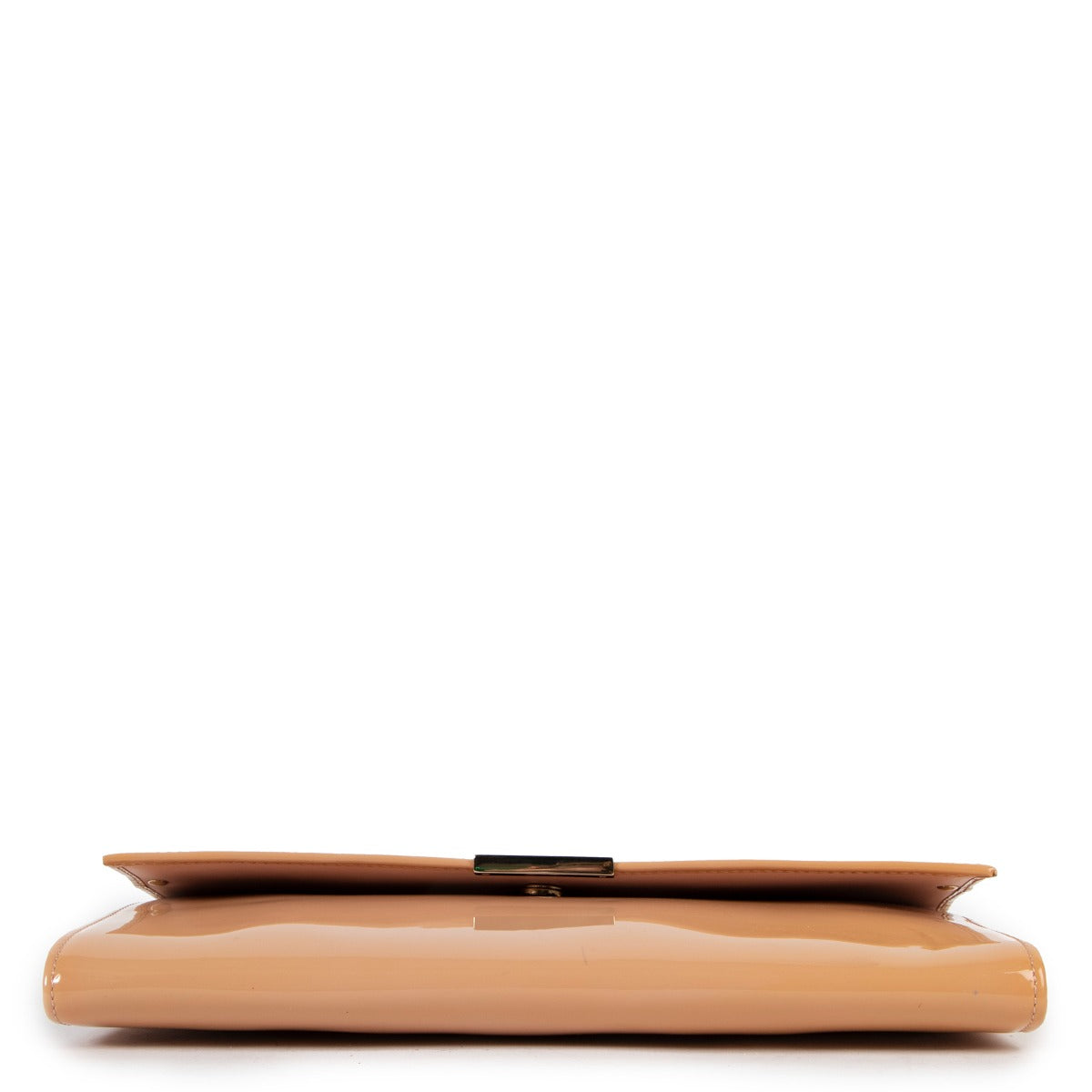 Jimmy Choo Reese Peach Patent Leather Clutch
