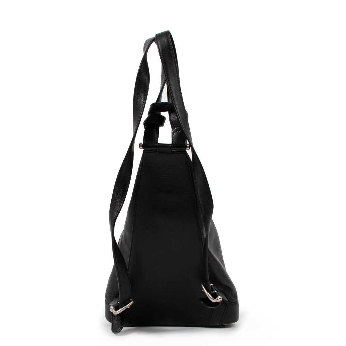 Loewe Vintage Anton Black Leather Backpack