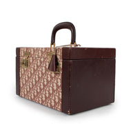 Christian Dior Burgundy Oblique Vintage Vanity Case