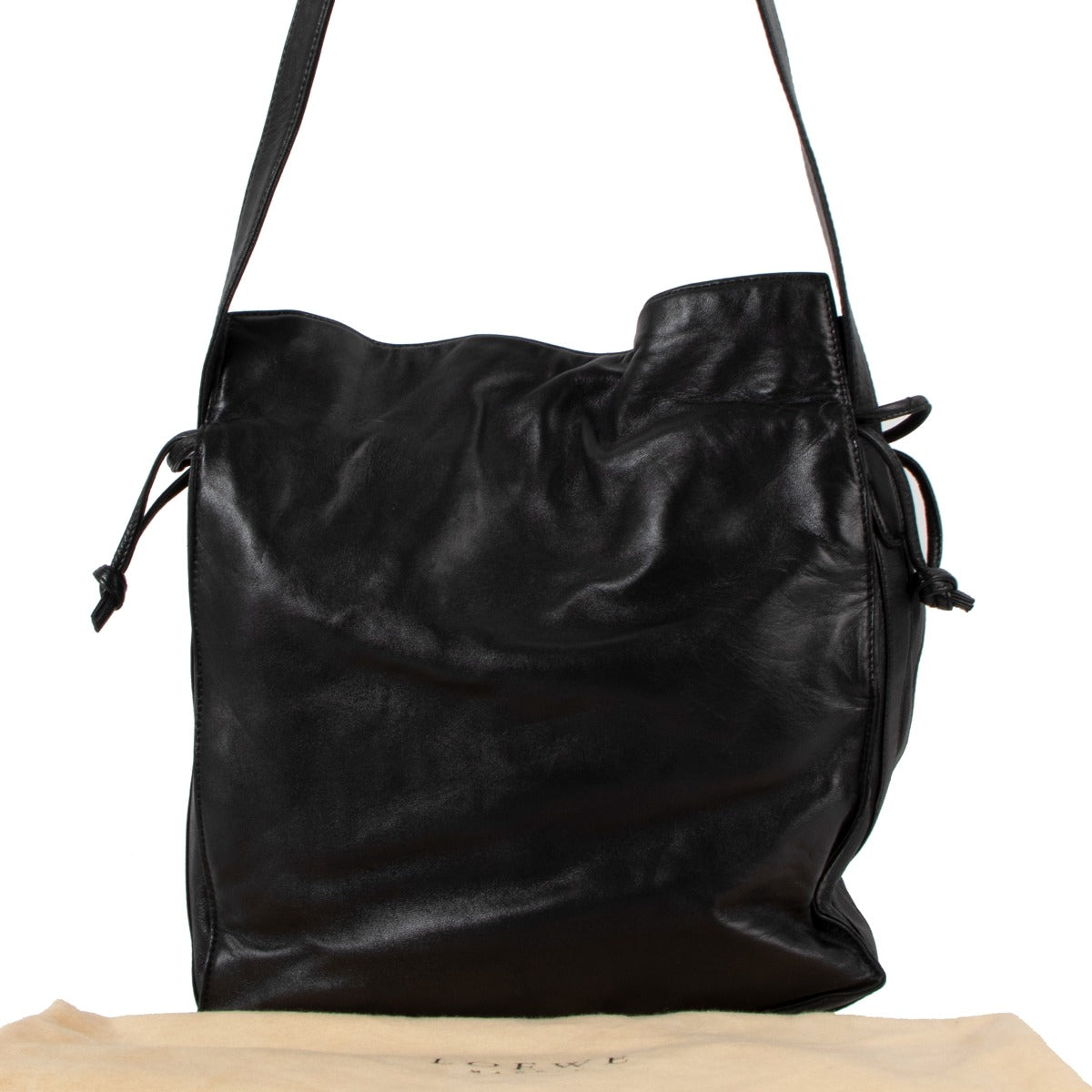 Loewe Vintage Black Nappa Lambskin Crossbody Bag