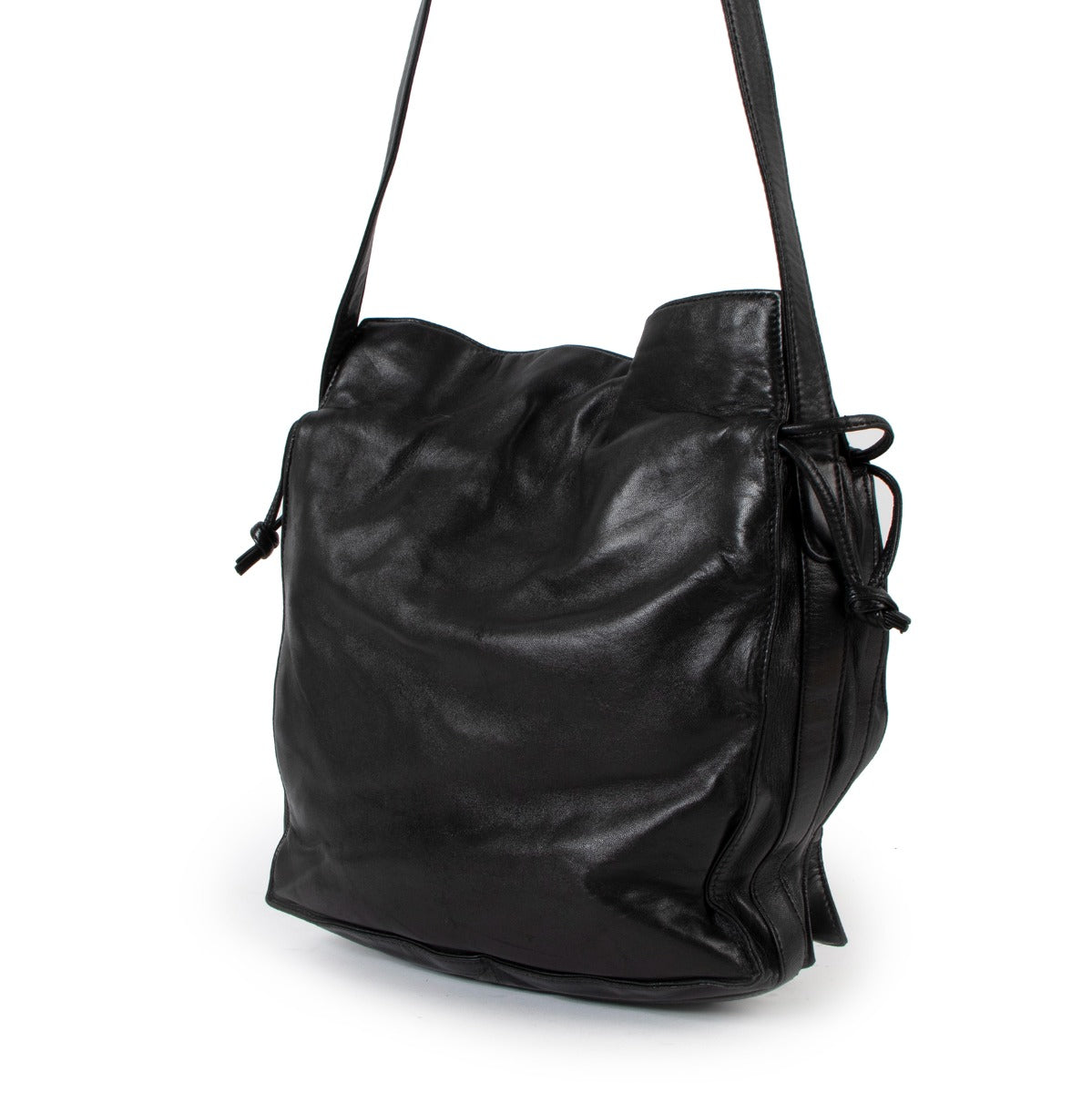 Loewe Vintage Black Nappa Lambskin Crossbody Bag