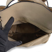 Shop safe online at Labellov in Antwerp this 100% authentic second hand Delvaux Beige Toile De Cuir Faust Shoulder Bag