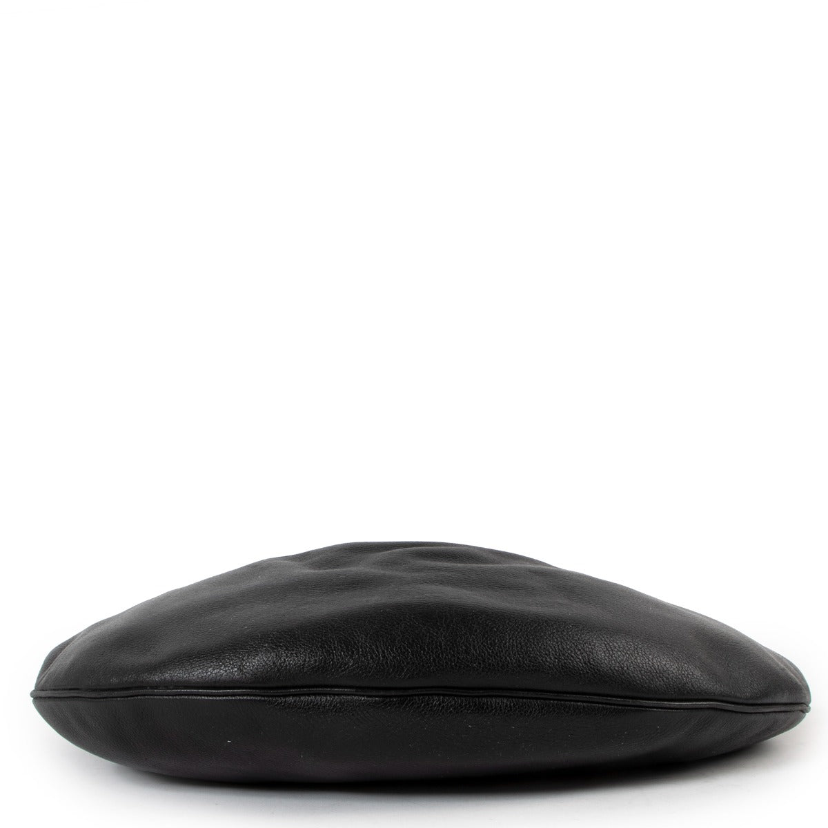 Delvaux Black Half Moon Leather Vintage Shoulder Bag