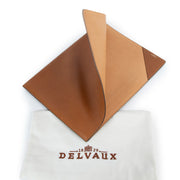 Delvaux Cognac Document Holder
