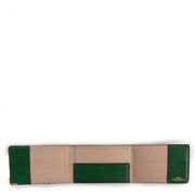 Shop safe online at Labellov in ANTWERP this 100% authentic second hand Delvaux Racing Green Grained Leather Cardholder