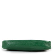 Shop safe online at Labellov in Antwerp this 100% authentic second hand Delvaux Racing Green Grained Leather Pouch