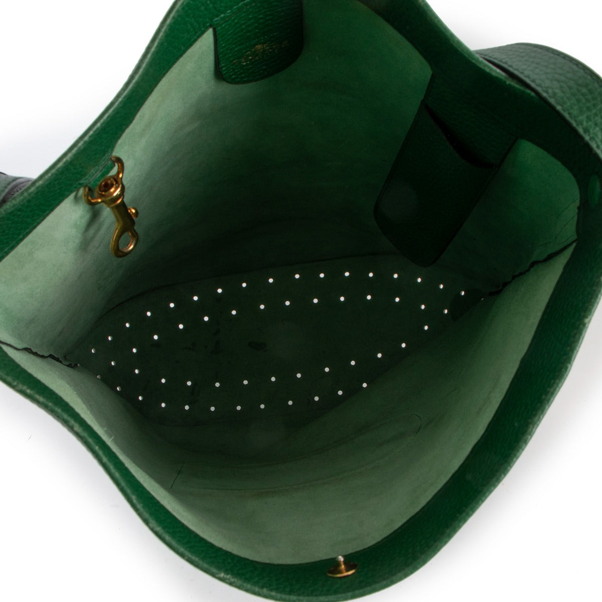 Sac bandoulière Delvaux Pin en cuir vert Racing