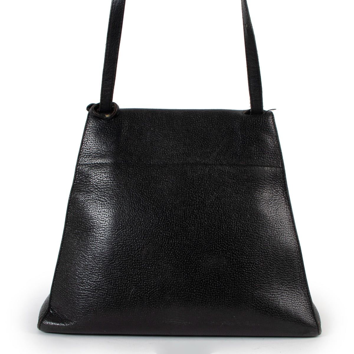 Delvaux Vintage Metal Ring Leather Crossbody Bag