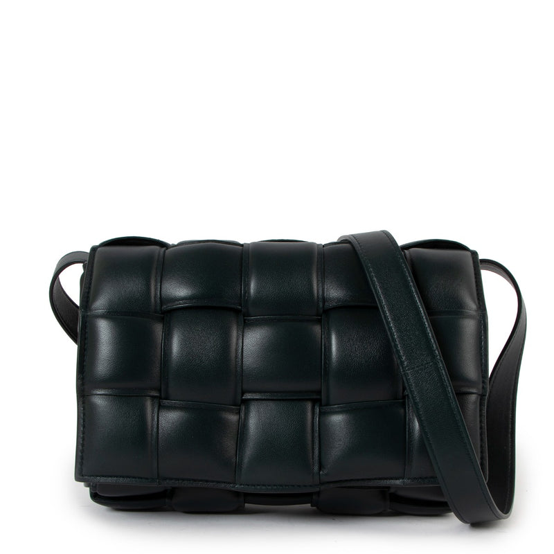 Bottega Veneta Black Padded Casette Bag
