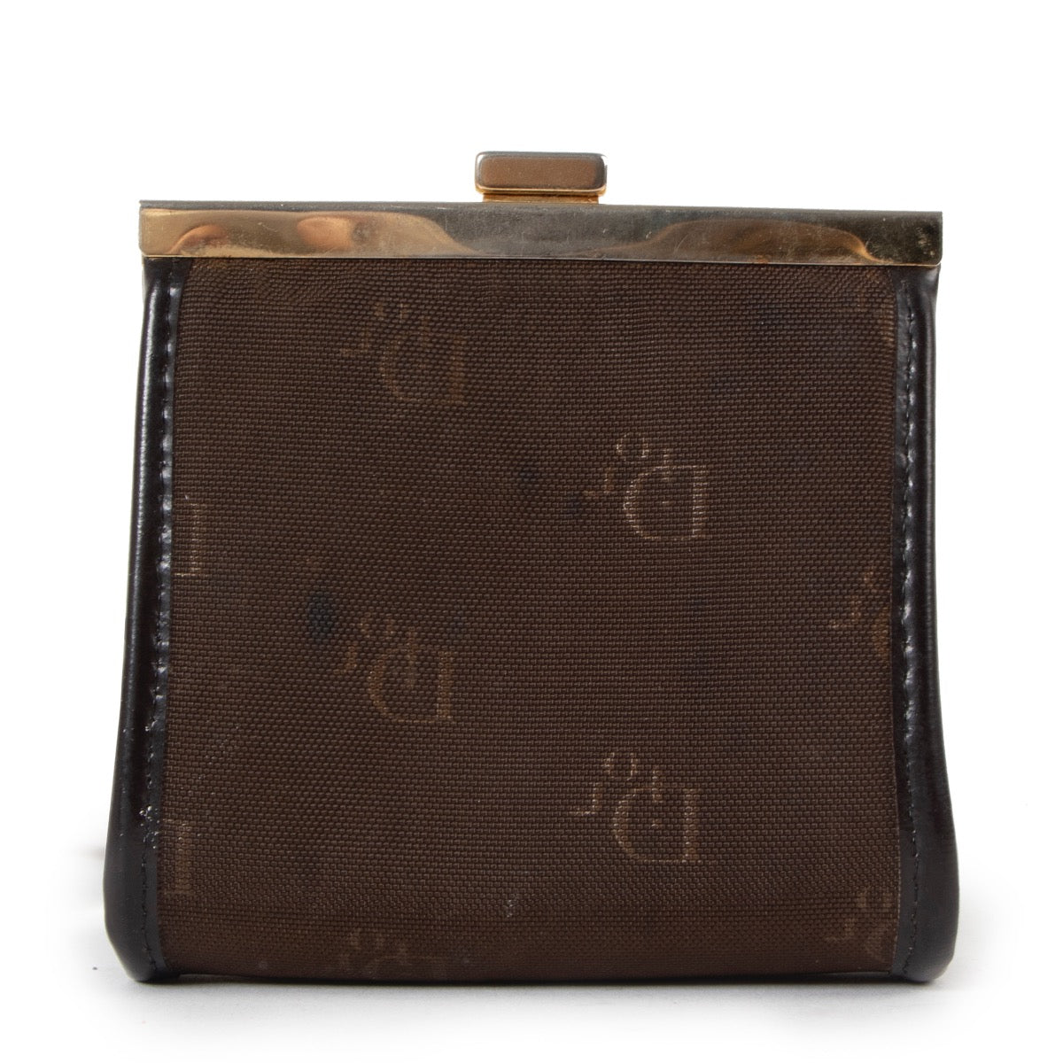 Shop safe online at Labellov in Antwerp this 100% authentic second hand Christian Dior Brown Vintage Coin Purse
