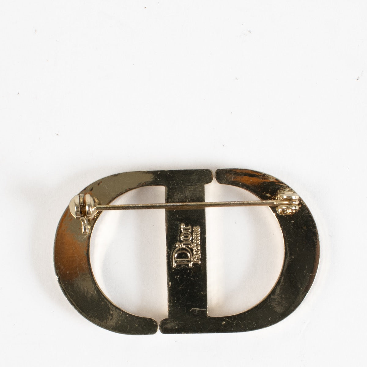 Authentic Second Hand Christian Dior Parfums Red Brooch on Labellov.com