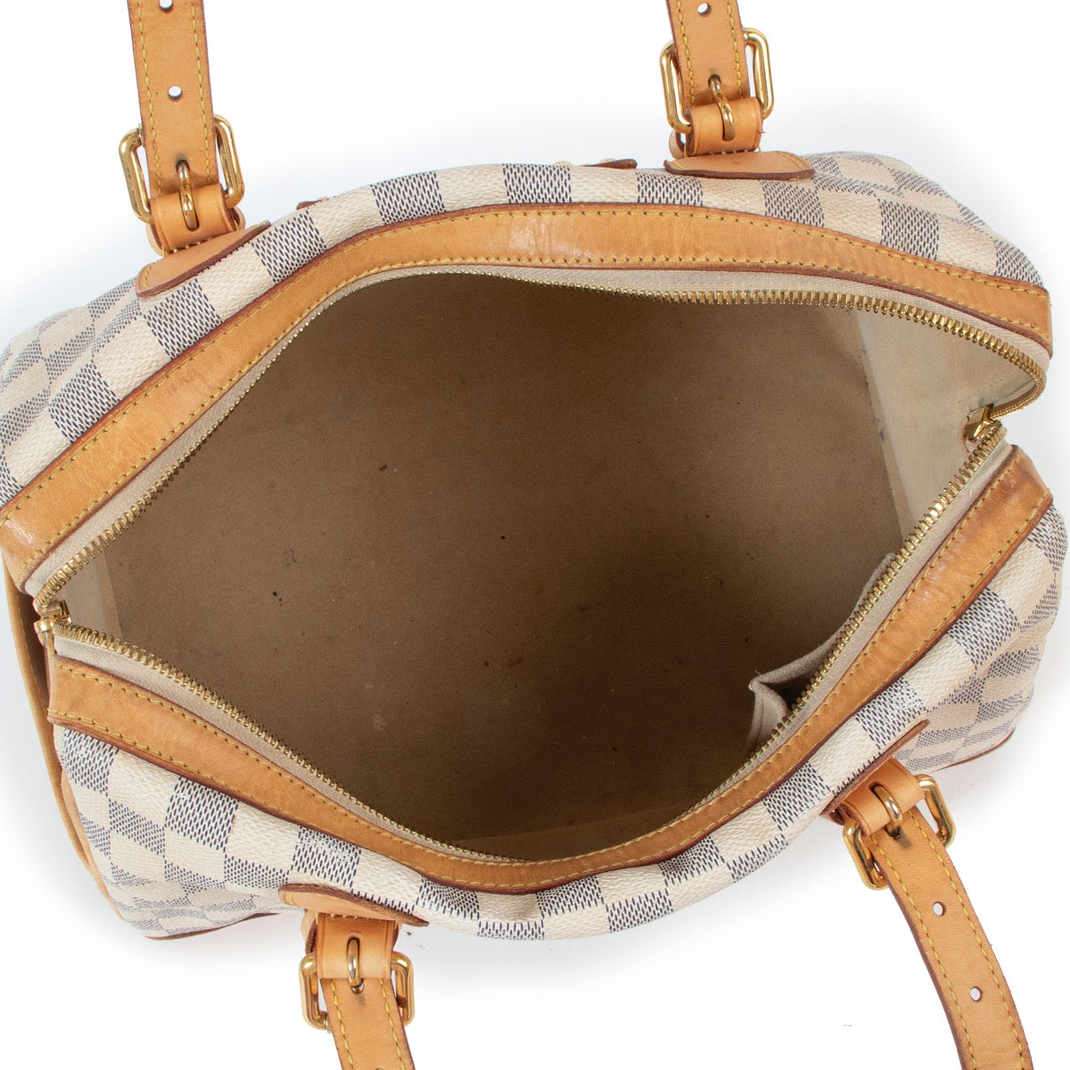 Shop safe online at Labellov in Antwerp this 100% authentic second hand Louis Vuitton Damier Azur Canvas Berkeley Bag